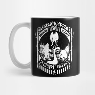 Bigfoot Loch Ness Monster Dogman And Mothman Cryptid Mug